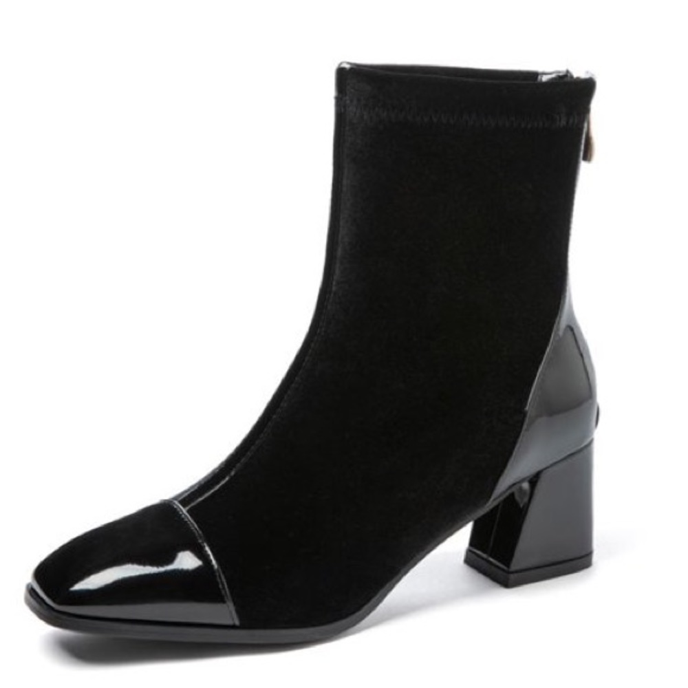 Stradivarius Black Ankle Bootie Size 39